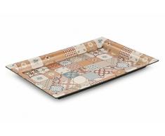 Villa d Este Home Tivoli Portugal Set Tabletts, multicoloree, 4 Einheiten