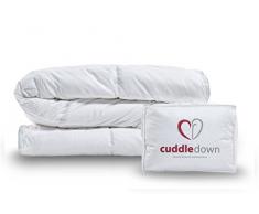 Cuddledown All Season 9 Plus 4,5 Tog Down Alternative antiallergene Mikrofaser Bettbezug, weiß, Super King