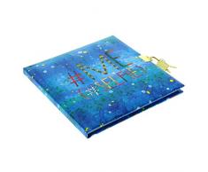 Goldbuch Tagebuch, # (Hashtag) Me, 96 weiÃe Seiten, 16,5 x 16,5 cm, Schloss mit 2 Schlüsseln, Kunstdruck, Grün, 44302