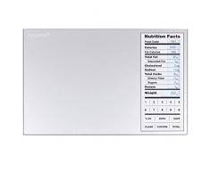 GreaterGoods Digitale Küchenwaage, nicht angeschlossen, digitale Lebensmittelcode-App zum Download enthalten (neue Hintergrundbeleuchtung)