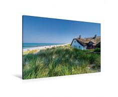 Calvendo Premium Textil-Leinwand 120 cm x 80 cm quer, EIN Motiv aus dem Kalender Ostsee, Fischland-Darß | Wandbild, Bild auf Keilrahmen, Fertigbild auf echter Leinwand, Leinwanddruck Natur Natur