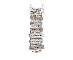 Wandbild Lebenseinstellung XL Natur (30cm x 80cm)