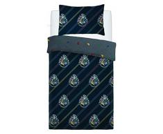 PIERIDAE Warner Bros Harry Potter House Colours Bettwäsche-Set, Baumwolle Polyester, Harry Potter House, Einzelbett