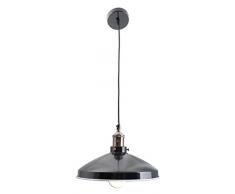 Naeve Leuchten Pendelleuchte Metall E27, 40 W, schwarz 31,5 x 31,5 x 18 cm