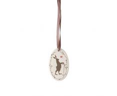 Hutschenreuther Springtime Anhänger oval Sun 7,5 x 5 cm