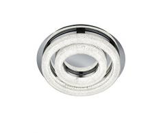 Reality Leuchten R62212100 Chalet A+, LED Deckenleuchte, Metall, 28 watts, Integriert, Chrom, 34 x 7, cm