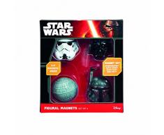 Star Wars Darth Vader/Stormtrooper/Boba Fett/Death Star Kühlschrank Magnete, mehrfarbig, 4 Stück