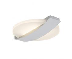 Brilliant Solution LED Deckenleuchte 37cm rund dimmbar durch EasyDim-Technologie weiß Architecture Stil 2100 Lumen, LED integriert