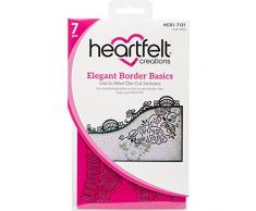 Heartfelt Creations Elegante Bordüre Basics, 5 zu 18,4 cm Relief stirbt