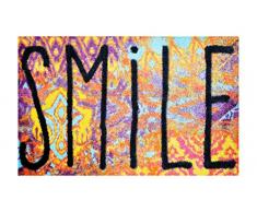 LifeStyle-Mat Designer Fussmatte Haustür – Fussmatten rutschfest und waschbar – Schmutzfangmatte/Fussabstreifer – BUNT 50x75cm