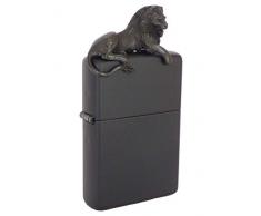 Zippo Lighter Black Lion 3D Löwe Limited Edition 2005863 New Neu im Magnetrahmen, Schwarz, 5, 5 x 3, 5 x 1 cm