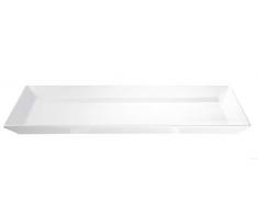 ASA Servierteller, Porzellan, weiß, 48x32x2.7 cm