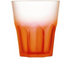 Dajar Trinkglas America Techno Luminarc, Glas, Orange, 8,5 x 8,5 x 9,9 cm