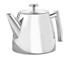 Esmeyer Brighton aus Edelstahl 18/10, poliert. Teekanne, silberfarben, 14.5 cm