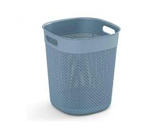 KETER Filo Papierkorb, hellblau, 28 x 28 x 32 cm