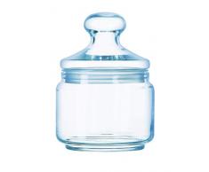 Luminarc ARC 11266 Pot Club Dose mit Deckel, Vorratsglas, Bonbondose, 500 ml, Glas, transparent, 1 Stück