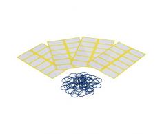 Westmark 48 Etiketten und GummibÃ¤nder, Papier, Bunt, 10 x 10 x 10 cm