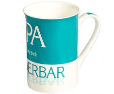 Kesper 45017 Tasse Opa du bist Einfach Wunderbar aus Porzellan, bunt, 9 x 9 x 14 cm