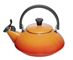Le Creuset Wasserkessel, Füllmenge: 1,6 l, Emaillierter Stahl/Phenolgriffe, Zen, Ofenrot