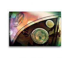 Calvendo Premium Textil-Leinwand 75 cm x 50 cm quer, Oldtimer aus Deutschland | Wandbild, Bild auf Keilrahmen, Fertigbild auf echter Leinwand, Leinwanddruck: Volkswagen T1 1966 Mobilitaet Mobilitaet