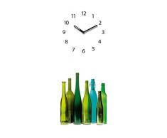 Eurographics Uhr, Coloured Bar, 20 x 60 cm