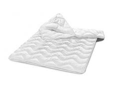 Traumnacht Basis Steppbett 4-Jahreszeiten, für jede Jahreszeit, mit kuschelig weichem Microfaserbezug in 200 x 200 cm, weiß