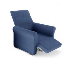 PETTI Artigiani Italiani Sesselüberwurf, Blau, Sessel von 80 bis 100 cm
