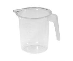 Smart-T-Haus 7051022 Karaffe mit Henkel, 1 Liter, transparent