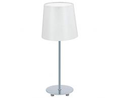 EGLO LAURITZ Tischleuchte, Stahl, E14, 40 W, chrom