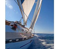 Pro-Art gla668b Wandbild Glas-Artsailing trip I, 50 x 50 cm