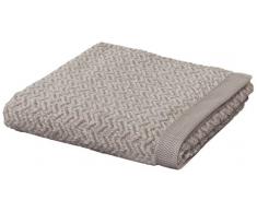 möve Brooklyn Handtuch Fischgrat 50 x 100 cm aus 85 % Baumwolle / 10 % Viskose aus Bambus-Zellstoff / 5 % Leinen, nature / cashmere