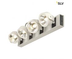 SLV KALU Wand-und Deckenleuchte, Aluminium, weiÃ/schwarz