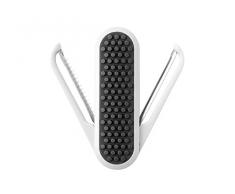 Stelton Multi Schäler, Edelstahl, Sheer White, warm Grey, 11 x 3.5 x 2.5 cm