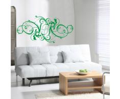 INDIGOS 4052166087612 Wandtattoo w479 Pflanze Tribal Wandaufkleber 120 x 58 cm, grün