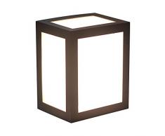 V-TAC Moderne Außenwandleuchte, IP65 Wasserdichte Wandleuchte mit schwarzem Rahmen für Gartengaragen-Eingangstor, 12W 4000K Soft Day White Light