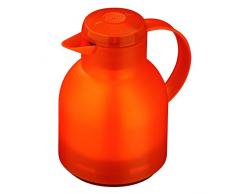 Emsa 504234 Samba Isolierkanne (1 Liter, Schraubverschluss, 12h heiß, 24h kalt) orange