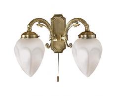 EGLO IMPERIAL Wandleuchte, Metallguss, E14, 40 W, brüniert