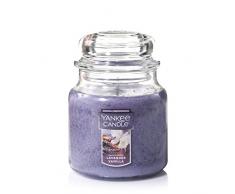 YANKEE CANDLE Duftkerze im Glas, mittelgroß, Lavendel-Vanille