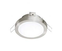 EGLO Einbauleuchte, Stahl, 6 W, nickel-matt