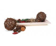 Small Foot Company Deko-Teller, Rattan, Bunt, 1