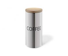 Zack 24006 Cero Vorratsdose, Edelstahl, Bambus, silber