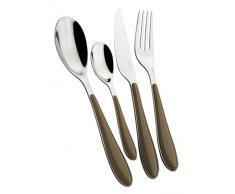 Bugatti ggta-023 F50 Gioia Besteckgarnitur, 24-teilig Edelstahl Tabak 22 x 8 x 30 cm