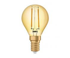 Osram LED Vintage 1906 Lampe, Sockel: E14, Warm White, 2400 K, 2, 50 W, Ersatz für 22-W-Glühbirne