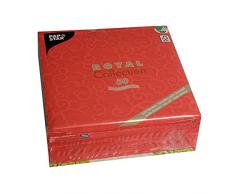 Papstar, 50 Servietten ROYAL Collection 1/4-Falz 40 cm x 40 cm rot Casali, #84879