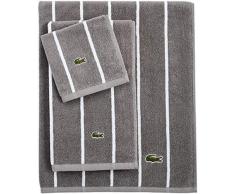 Lacoste Sport-Handtuch, gestreift Bath Meteorit