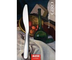 Alessi UNS03S24 Giro Besteckgarnitur bestehend aus sechs Tafellöffeln, sechs Tafelgabeln, sechs Tafelmessern, sechs Kaffeelöffeln - Edelstahl 18/10 glänzend poliert.