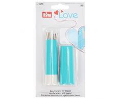 prymlove Nadel Twister mit Magnet inkl. Sortiert NÃ¤hen und Stopfen Hand-Sewing Nadeln, Metall/Kunststoff, tÃ¼rkis