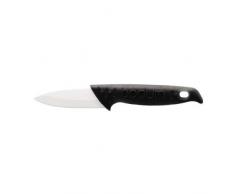 Bodum BISTRO Schäl- und Gemüsemesser aus Keramik (Korrosionsfrei, Ergonomischer Griff, 7,5 cm) schwarz