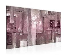 Bilder Abstrakt Wandbild 100 x 40 cm Vlies - Leinwand Bild XXL Format Wandbilder Wohnzimmer Wohnung Deko Kunstdrucke Violett 1 Teilig - MADE IN GERMANY - Fertig zum Aufhängen 018912c