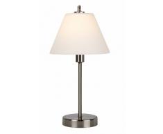 Lucide TOUCH - Tischlampe - Ø 22 cm - E14 - Chrom Matt